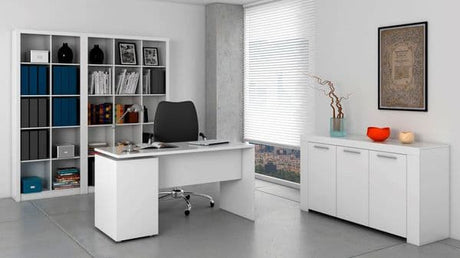 Levi Artic White Computer Office Desk Table- 004605A