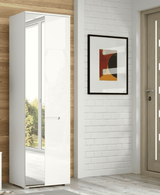 Serene Slim Hallway Cabinet +in Glossed White