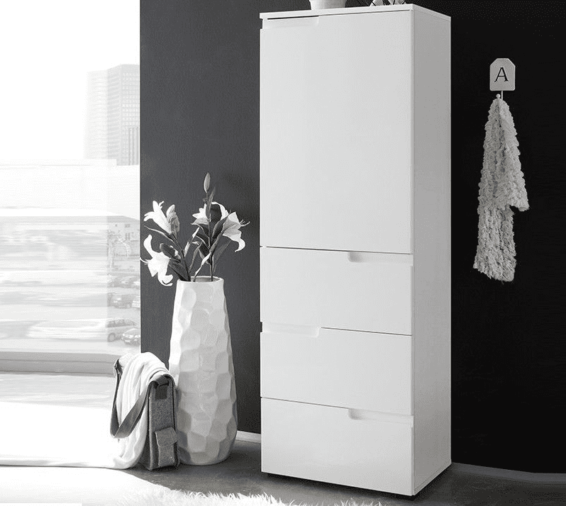 Serene Bathroom Cabinet in Glossed White