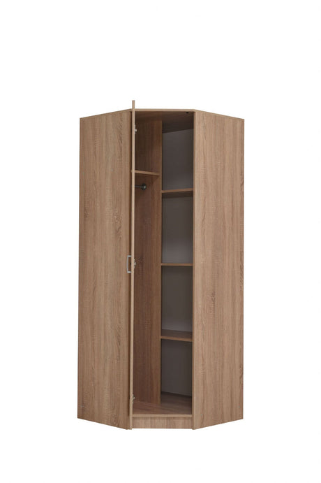 Bonne 4 Door Wardrobe in Warm Oak