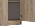 Leo Tall Corner Wardrobe in Sonoma Oak effect- 11008710