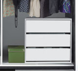 Lira Internal Drawers For Wardrobe White