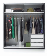 Lira Internal Drawers For Wardrobe White