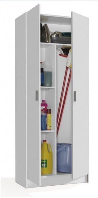 Universal Utility Cupboard in White